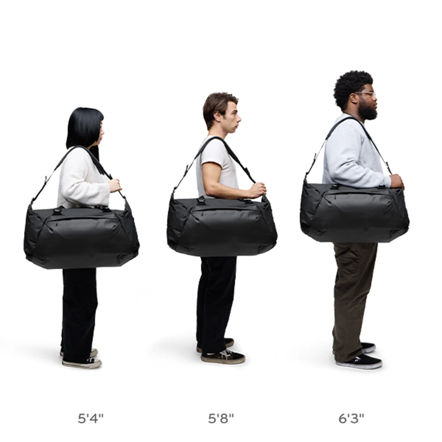 Travel Duffel | 50L | Black - Image 13