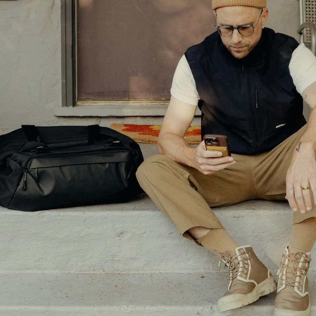 Travel Duffel | 50L | Black - Image 8